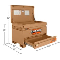 Knaack Jobmaster Chest With Junk Trunk, Model 4830-D